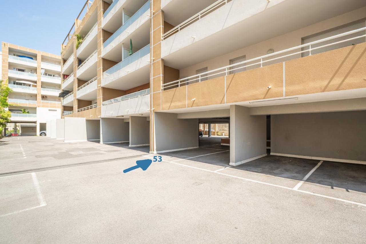 Appartement "Cote Canal", Terrasse , Climatisation , Parking Prive Narbonne Eksteriør bilde